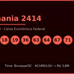 Resultado Timemania 2414 - 11/07/2026